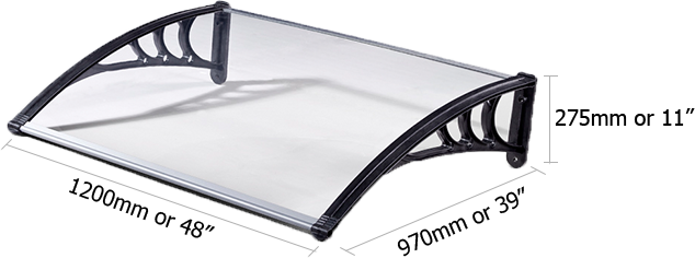Awning Front Dimension 1200mm or 48 inches